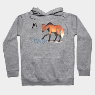 M is for Maned Wolf Hoodie